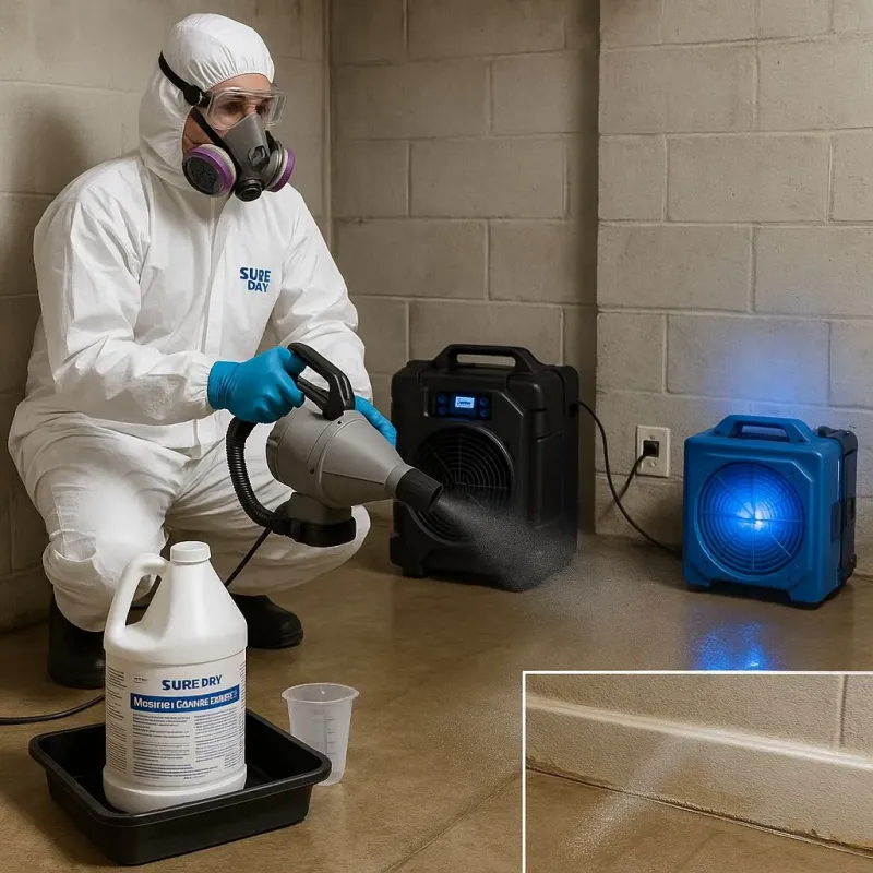 Sanitization and Odor Removal process in Jonesville, MI